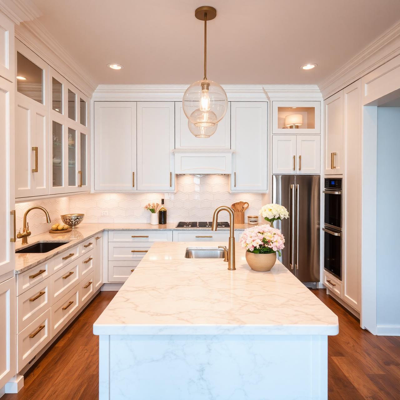 Modern White Kitchen